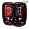 Spec-D Tuning 00-06 GMC Denali Tahoe LED Bar Tail Lights- Glossy Black LT-DEN00BKLED-G2-TM - alternate 1